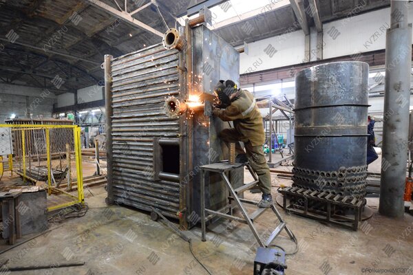 Изготовление котла 1000 кВт с водяными колосниками