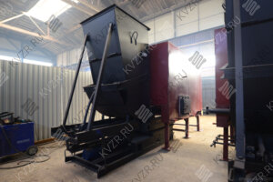 Котел 1.1 МВт с топкой ТШПМ