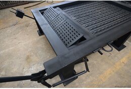 Топка с поворотными колосниками котла на дровах