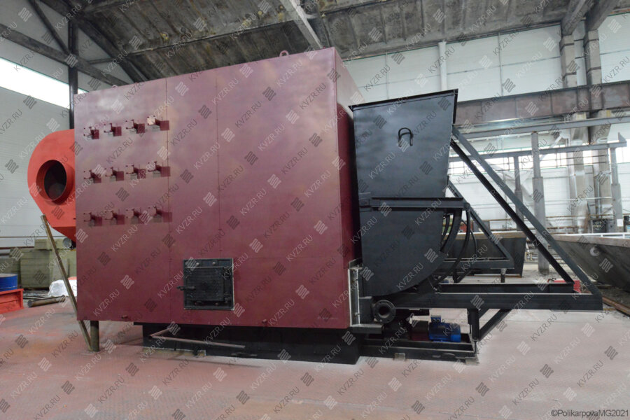 Котел водогрейный промышленный с ТШПМ