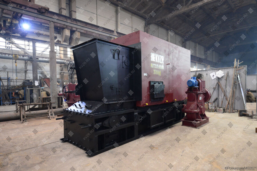 Водогрейный промышленный котел с ТЛПХ